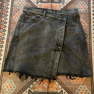 Free People Denim Mini Skirt